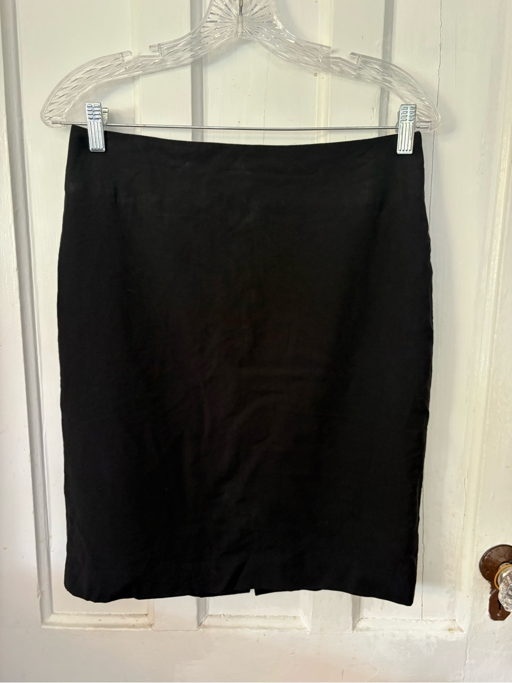 Talbots Wool Blend Black Pencil Skirt